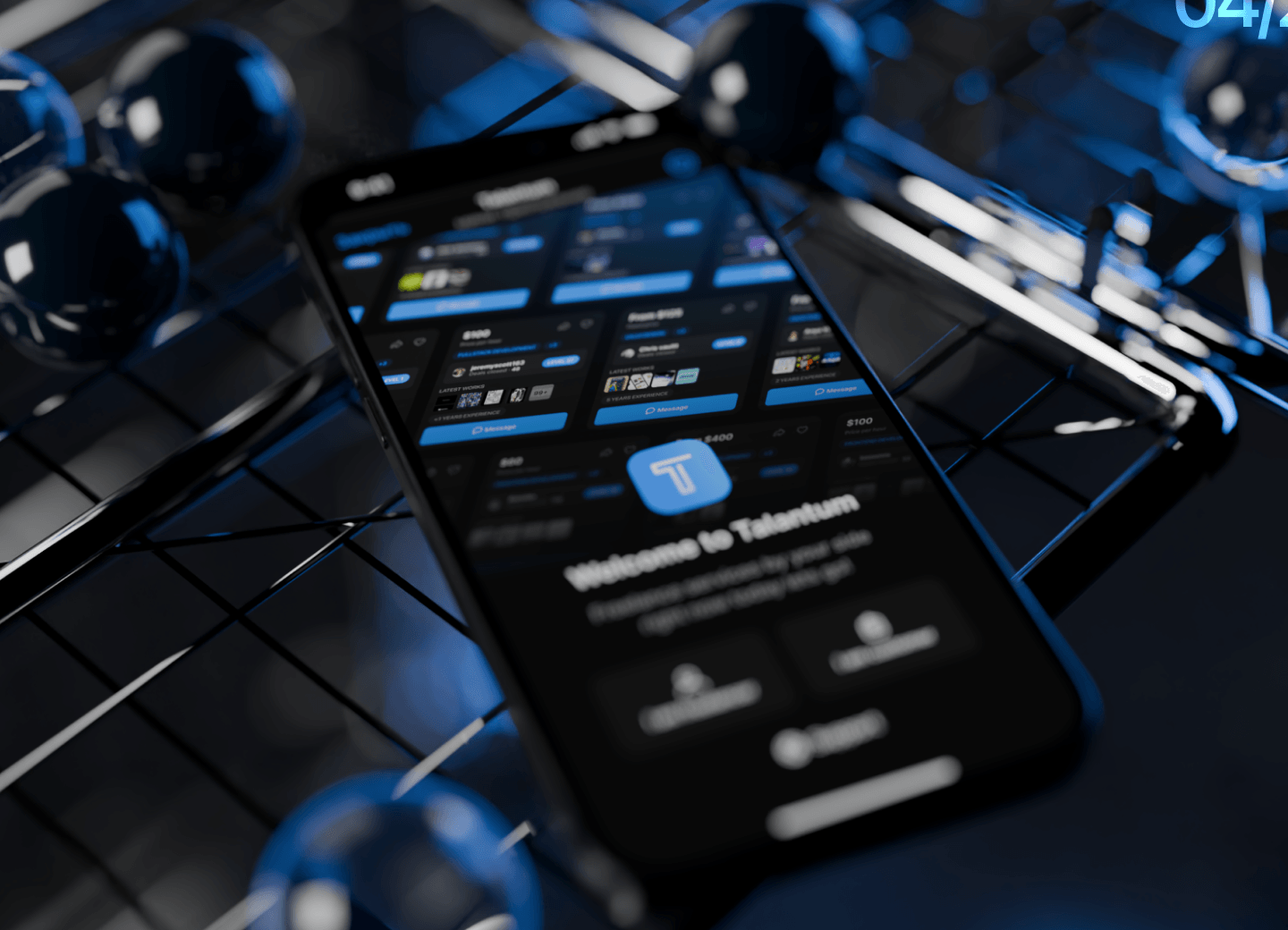 Экран проекта Talantum